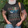 Jingle Joe Biden Santa Trump Ugly Christmas Sweater T-Shirt Gifts for Old Men