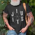 Jiu Jitsu Bjj Vintage Brazilian Jiu Jitsu T-Shirt Gifts for Old Men