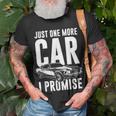 Just One More Car I Promise Car Guy T-shirt Gifts for Old Men