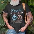 Keeper Of The Gender Pumpkin Thanksgiving Gender Reveal Unisex T-Shirt Gifts for Old Men