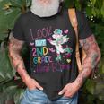 Kids Look Out 2Nd Grade Grade Here I Come Unicorn Unisex T-Shirt Gifts for Old Men