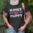 Kinky Gay Puppy Play | Human Pup Bdsm Fetish Unisex T-Shirt Gifts for Old Men