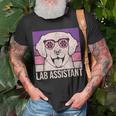 Lab Assistant Dog Lover Owner Pet Animal Labrador Retriever Unisex T-Shirt Gifts for Old Men