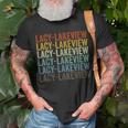Lacy-Lakeview City Retro T-Shirt Gifts for Old Men