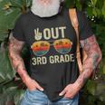 Last Day Of School Peace Out 3Rd Grade Graduation Unisex T-Shirt Gifts for Old Men