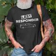 Last Responder Hearse Funeral Director Quote T-Shirt Gifts for Old Men