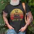 Let It Go Meditation Lover Buddha Fan Zen Gift Unisex T-Shirt Gifts for Old Men