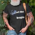 Let The Games Begin Racers Car Sports Buggy Unisex T-Shirt Gifts for Old Men