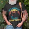 Lets Be Honest I Was Crazy Before The Cats Cat Lover Gift Gifts For Cat Lover Funny Gifts Unisex T-Shirt Gifts for Old Men