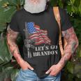 Lets Go Brandon Veteran Us Army Battle Flag Funny Gift Idea Unisex T-Shirt Gifts for Old Men