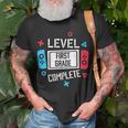 Level 1St Grade Complete Video Game Happy Last Day Of School Unisex T-Shirt Gifts for Old Men