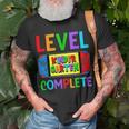 Level Complete Kindergarten Video Game Last Day Of School Unisex T-Shirt Gifts for Old Men