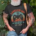 Leveled Up To Daddy 2024 Men Promoted Dad Est 2024 Unisex T-Shirt Gifts for Old Men