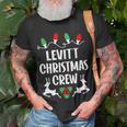 Levitt Name Gift Christmas Crew Levitt Unisex T-Shirt Gifts for Old Men