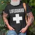 Lifeguard Sayings Life Guard Job Unisex T-Shirt Gifts for Old Men