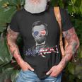 Lincoln Merica 4Th July Or Memorial Day Outift T-Shirt Gifts for Old Men