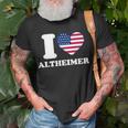 I Love Altheimer I Heart Altheimer T-Shirt Gifts for Old Men