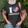 I Love Aredale I Heart Aredale T-Shirt Gifts for Old Men