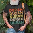 Love Heart Duran Vintage Style Black Duran T-Shirt Gifts for Old Men