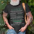 Ludwig Name Gift Ludwig Completely Unexplainable Unisex T-Shirt Gifts for Old Men