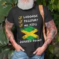 Luggage Passport No Kids Jamaica Travel Vacation Outfit Unisex T-Shirt Gifts for Old Men