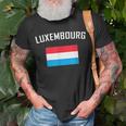 Luxembourger Pride Flag Luxembourg Unisex T-Shirt Gifts for Old Men