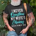 Married Couple Wedding Anniversary Marriage T-Shirt Gifts for Old Men