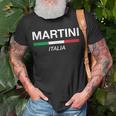 Martini Family Reunion Italian Name Italia Gift Unisex T-Shirt Gifts for Old Men