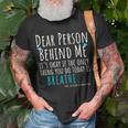 Mental Health & Suicide Prevention Awareness Person Behind T-Shirt Gifts for Old Men
