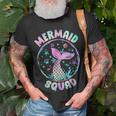 Mermaid Squad Themed Birthday Party Mermaids Family Matching Unisex T-Shirt Gifts for Old Men