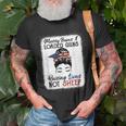 Messy Buns And Loaded Guns Raising Lions Patriotic Not Sheep Unisex T-Shirt Gifts for Old Men
