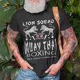 Muay Thai Kick Boxing Training T-Shirt Gifts for Old Men