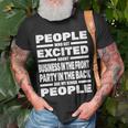 Mullet Pride Front Party Business - Funny Redneck Mullet Unisex T-Shirt Gifts for Old Men