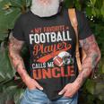 My Favorite Football Player Calls Me Uncle Football Sport Unisex T-Shirt Gifts for Old Men