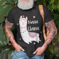 Nana Llama Cute Grandma Llamas Lover Women Funny Unisex T-Shirt Gifts for Old Men