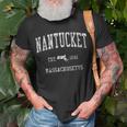 Nantucket Masachusetts Ma Vintage Sports T-Shirt Gifts for Old Men