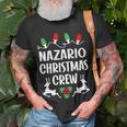 Nazario Name Gift Christmas Crew Nazario Unisex T-Shirt Gifts for Old Men