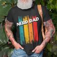 Nerd Dad Conservative Daddy Protective Father Funny Gift For Women Unisex T-Shirt Gifts for Old Men