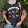 Nice Tits | Bird Watching Gift For Birder & Ornithology Fan Bird Watching Funny Gifts Unisex T-Shirt Gifts for Old Men