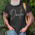 Novelty Doula Pocket Life Doula Gifts Birth Workers Unisex T-Shirt Gifts for Old Men