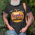 One Spooky Dental Assistant Halloween Pumpkin Tooth Doctor Unisex T-Shirt Gifts for Old Men
