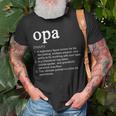 Opa Definition Funny Cool Unisex T-Shirt Gifts for Old Men