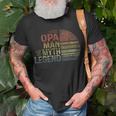 Opa Man Myth Legend Vintage Men Retro Classic Grandpa Gift For Mens Unisex T-Shirt Gifts for Old Men
