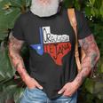 Orgullosa Tejana Proud Texan Unisex T-Shirt Gifts for Old Men