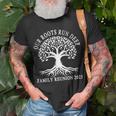 Our Roots Run Deep Family Reunion 2023 Annual Get-Together Family Reunion Funny Designs Funny Gifts Unisex T-Shirt Gifts for Old Men