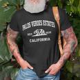 Palos Verdes Estates California Ca Vintage State Athletic St T-Shirt Gifts for Old Men