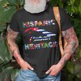 Hispanic Heritage Month National Cuban Cuba Flag Pride T-Shirt Gifts for Old Men