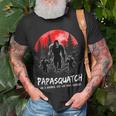 Papasquatch Like A Grandpa Just Way More Squatchy Funny Papa Unisex T-Shirt Gifts for Old Men