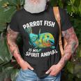 Parrotfish For Global Warming Activist Biologist T-Shirt Gifts for Old Men