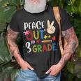 Peace Out 3Rd Grade Last Day Of School 3Rd Grade Unisex T-Shirt Gifts for Old Men